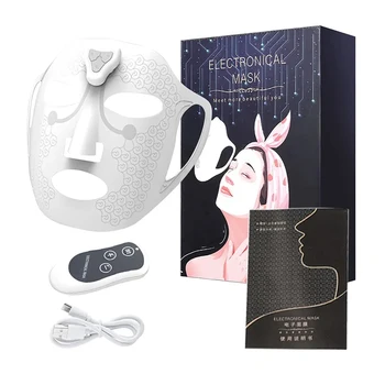 Електрическа машина за внос маски за лице EMS Устройство за красота лице на Вибрация козметичен масажор за стягане на кожата Лифтинг Спа маска за лице