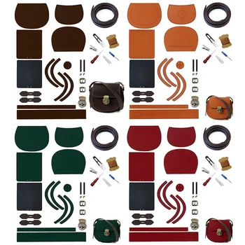 Комплект за шиене на кожени чанти Самото производство на чанти за бродерия Всички аксесоари домашно за любителите на ръкоделието