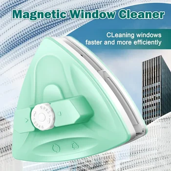 Двойна странична магнитна четка за почистване на прозорци с регулируем магнитен стеклоочистителем За инструменти за почистване на стъклопакети в многоетажни домове