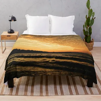Оранжево-розов воал Sunrise, Мягчайшее одеяло спално бельо