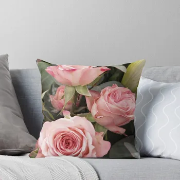 Розови рози в изобилие, хвърли една възглавница, възглавници, декоративни дивана, предмети за украса на стаята, възглавници Эстетичные