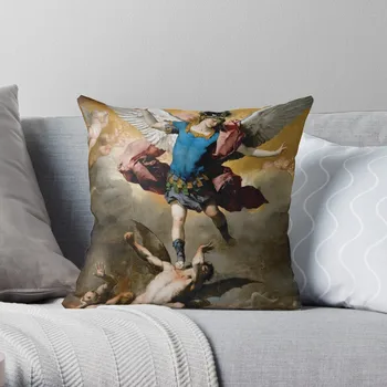 Възглавница с образа на Свети Архангел Михаил, еластичен калъф за дивана, изработени по Поръчка Възглавница, Снимка на своята практика за възглавници
