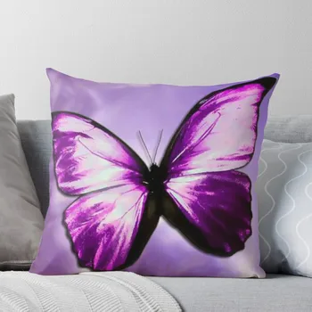 Лилава възглавница с пеперуда Декоративни възглавници за хола калъфки за възглавници за легло