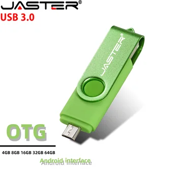 JASTER 5 бр./Лот 128 GB Въртящи OTG Карта 4 GB 8 GB 32 GB 16 GB от 64 GB USB 3.0 Флаш Памет За Телефон, Таблет, Лаптоп, U Stick 1