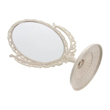Десктоп огледало на Vanity Mirro, Въртящо се за грим, Увеличително стъкло, подаръци за дами