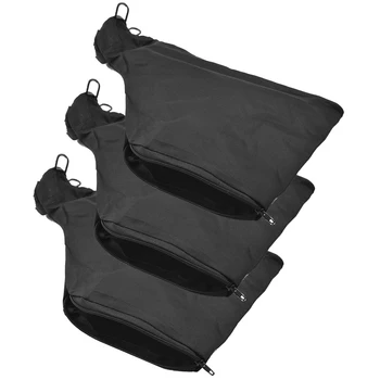 Торбичка за събиране на прах, черен прах чанта с цип и телена стойка, за торцовочной триони модели 255, 3 бр.