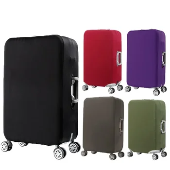 По-дебел защитен калъф за пътищата на багаж, чанта за куфара, аксесоари за пътуване, еластичен калъф за съхранение на багаж, подходящ за 18-32-инчов куфар