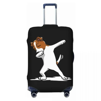 Калъф за куфара Джак-ръсел-териер, моющийся, за малки кученца за домашни любимци, защитни покривала за багаж 18-32 инча