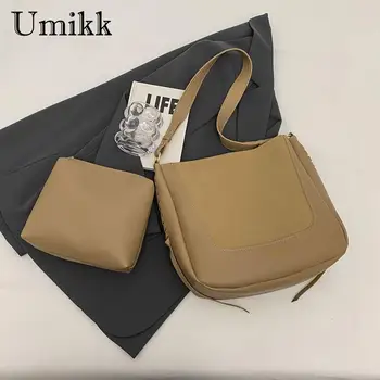 Дамски модни чанти-кофа, стилна чанта през рамо, по-Голямата голям реколта чанта за пътуване до работа, регулируема презрамка, ретро чанта-прашка