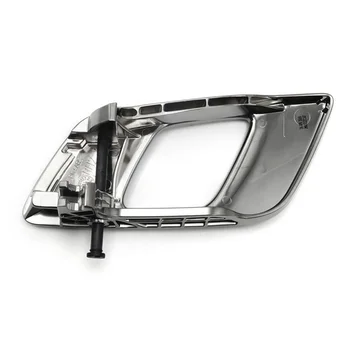 3X Дясна вътрешна дръжка на вътрешната врата на автомобил за Ford Ranger 2012-2021 Everest 2015-2021 Mazda BT50 2012-2019 Сребристо-сив