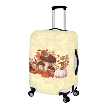 Mushro цветя и билки лайка оригинален еластичен куфар защитен калъф 18-32 инча количка за багаж прахоустойчив калъф аксесоари за пътуване