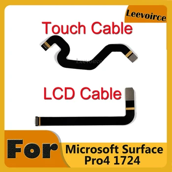 100% чисто НОВ LCD кабел за Microsoft Surface Pro 4 pro4 1724 LCD Сензорен кабел Гъвкав Кабел Тъчпад такса X937072-001 M1010537-003