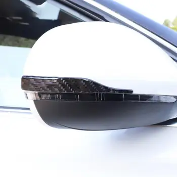 Стикер, 2 бр. автомобилна лента за предотвратяване на сблъсъци, тампон върху огледалото за обратно виждане от карбон за Audi A4L A6L A5 Q2L