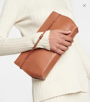 Дамска чанта-клатч Sienna 2023, нов стил, Нишевый дизайн със слой от телешка кожа, Офис дамска мода