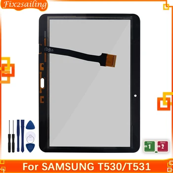 10,1 Инча За Samsung Galaxy Tab 4 LTE 3G T530 T531 T535 SM-T530 SM-T531 SM-T535 Сензорен Екран Дигитайзер Външно Стъкло с Инструмент