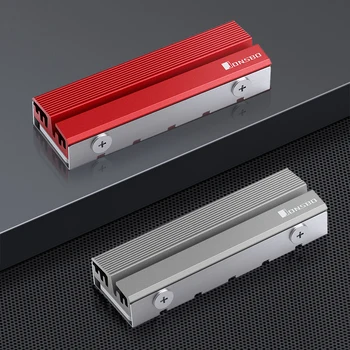 M. 2 2280 NVMe SSD Охладител Охладител Алуминиев Радиатор SSD Охладител за Твърд Диск Радиатор с 2 * Термопластичной Уплътнение Корпус PC Аксесоари