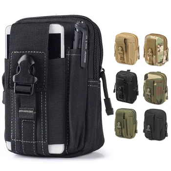 Тактическа чанта за краката, армията камуфляжная поясная чанта за езда за мъже, богат на функции преносим спортна чанта за велоспорта, пътни чанти