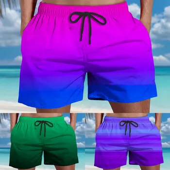 Модерни и удобни мъжки плажни панталони, с наклон