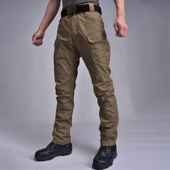Мъжки панталони-карго Swat Армейските панталон от еластичен плат Ix7 работно облекло за обслужване на открито Панталони Водоустойчив 2024