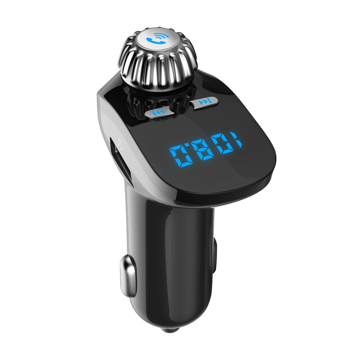 Auto FM трансмитер за Безжична Bluetooth хендсфри Автомобилен Комплект Аудио Автомобилен Mp3 Плейър, FM Модулатор Двойно USB 5V 3.1 A Зарядно за Кола