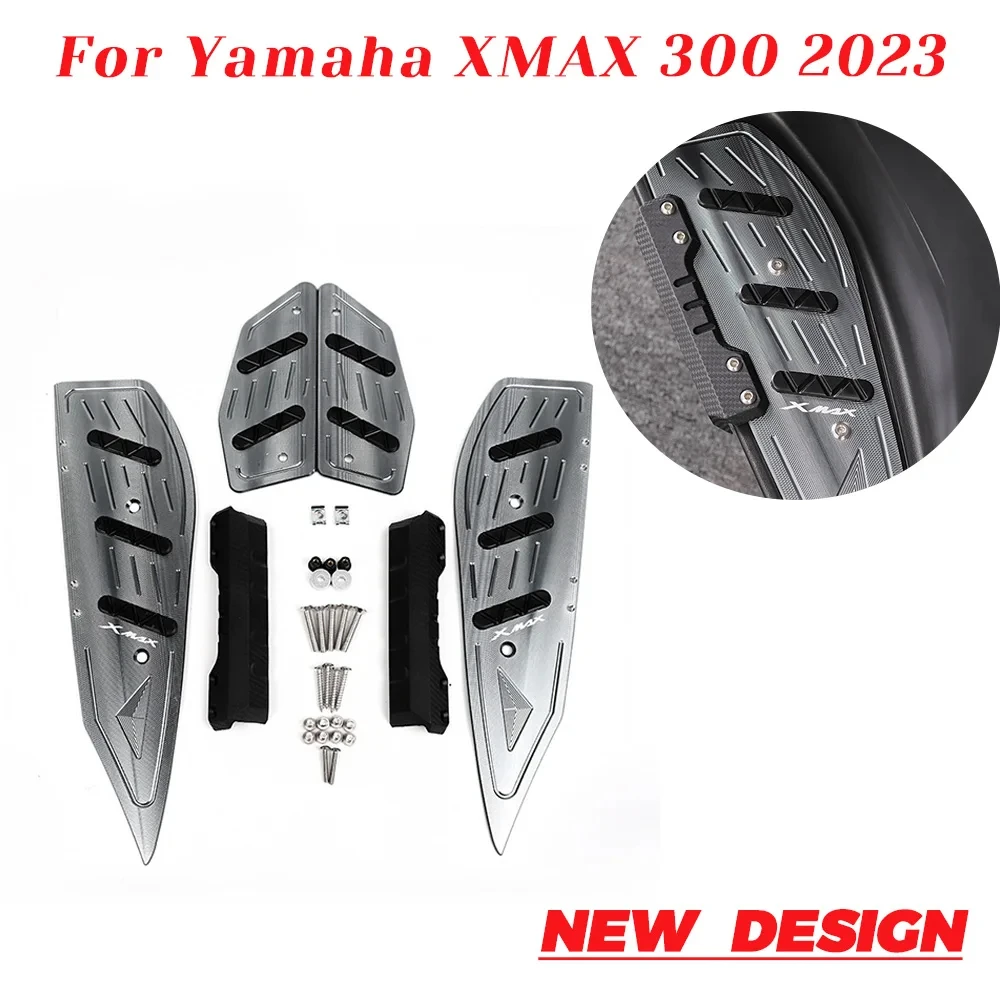 Мотоциклетни Стъпала Плоча устойчива на плъзгане Педала на Плоча Поставка За Краката Поставка За Крака Yamaha XMAX 300 2023 X-MAX 300 XMAX300 XMAX 250 400