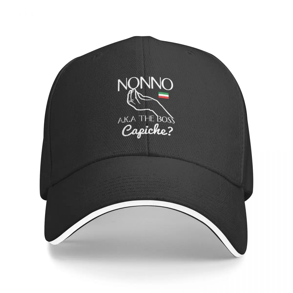 Риза Nonno Подаръци Nonno - Забавно италианската бейзболна шапка за голф, Мъжки Мъжки Военна тактическа шапка за голф, Шапка Дамски Мъжки