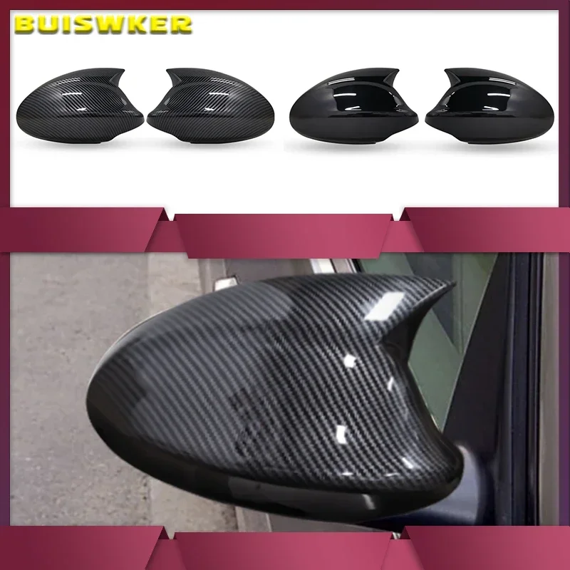 2xMirror Cover E90 Покриване на Страничните Огледала за Обратно виждане Странични Врати за Кола За BMW E90 E91 2005-2007 E92 E93 2006-2009 M3 Style E80 E81 E87