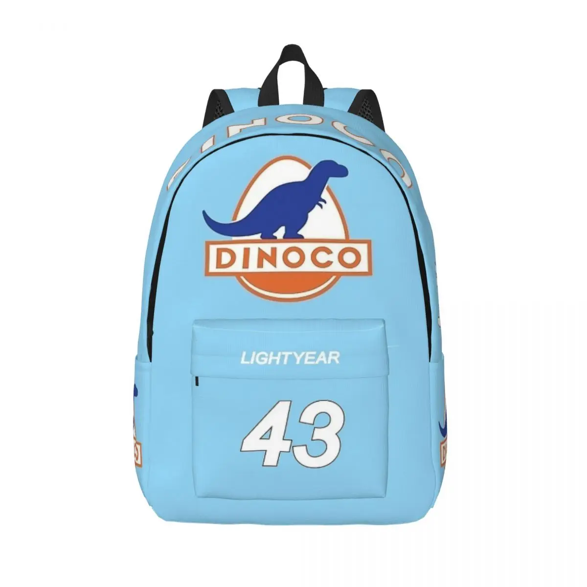 Dinoco Blue Movie Раница за preschooler, ученик в началното училище, играта на играчките, на пишеща Машина, Скъпа чанта за книги за момчета и момичета, Детски раница с джоб 0