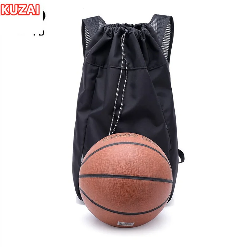 KUZAI мъжки черен водоустойчив раница на съвсем малък, чанта за момчета, училищен раница за бала, многофункционална чанта за обувки, директен доставка