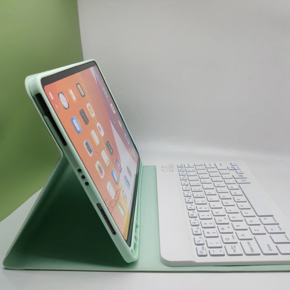 RGB Led Калъф-Клавиатура за iPad 10th 5 Air Air 4 Case Pro 11 2022 5th 6th 2 Air Air 3 Pro 10.5 10.2 7 8 9-ти с Безжична Мишка 1