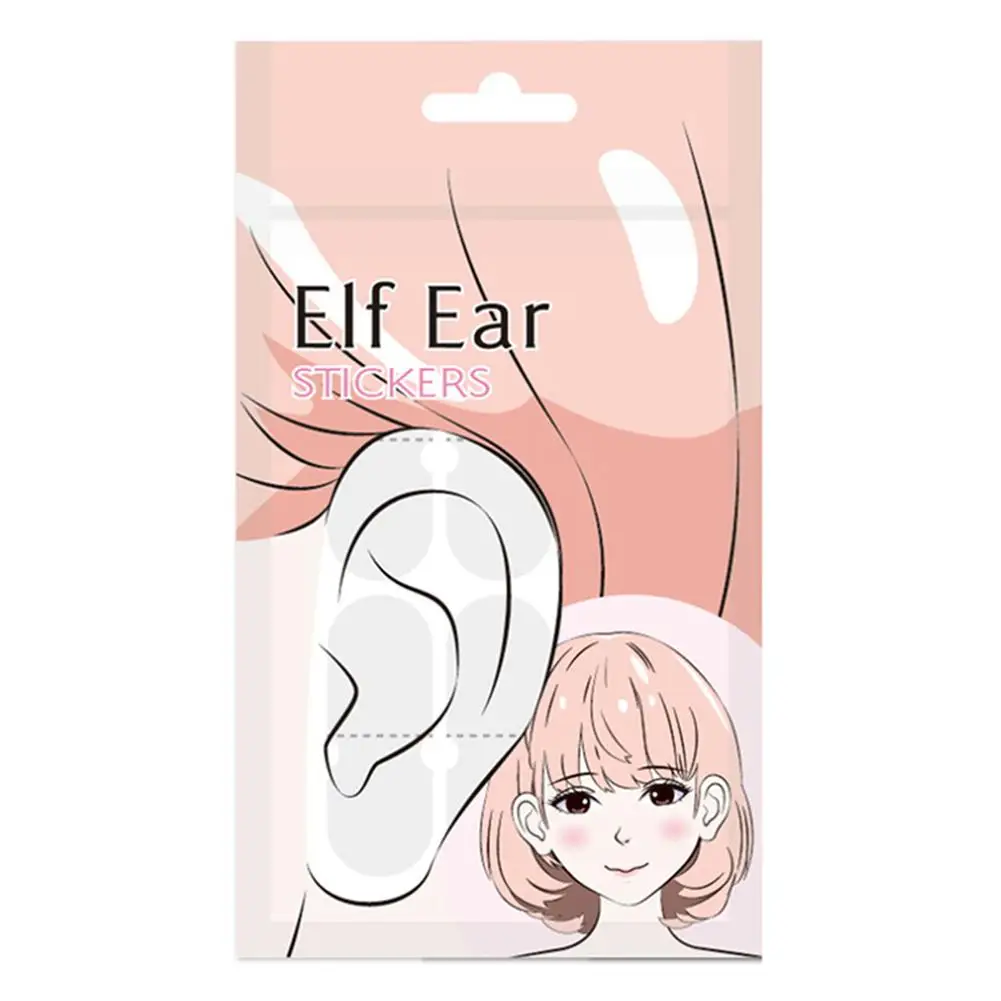 3 листа Ушни стикери Elf V-Face Maker До Стойка за вертикална корекция на Отделен ухо (3 чифта / лист) 3