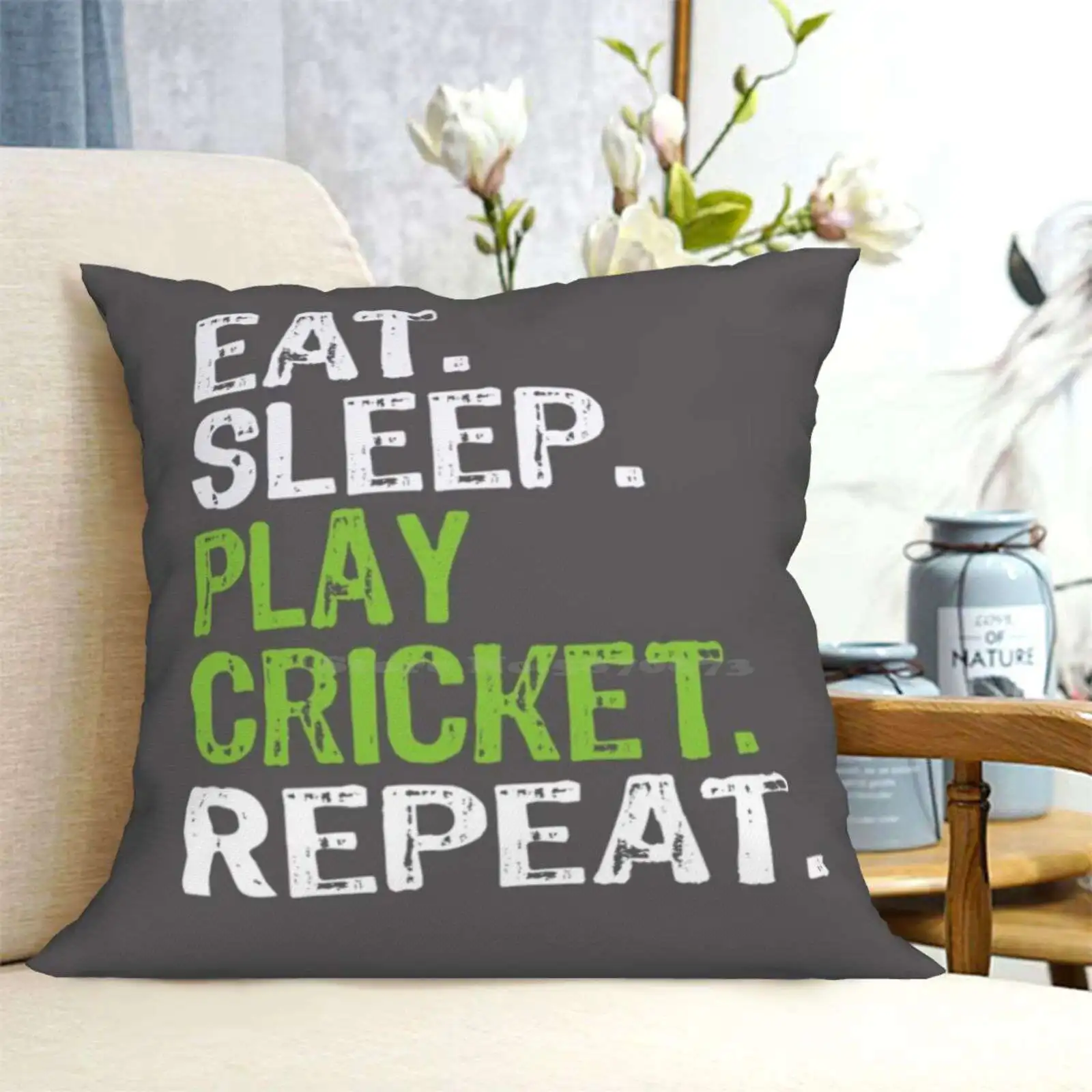 Най-Добрият Дизайн Подарък За Хранене И Сън По Крикет Домашен Разтегателен Автомобил Талия Хвърли Калъфка Треньор По Крикет Любов Към Крикет Сладки Момчета За Крикет Крикет 4